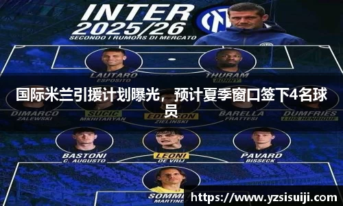 国际米兰引援计划曝光，预计夏季窗口签下4名球员